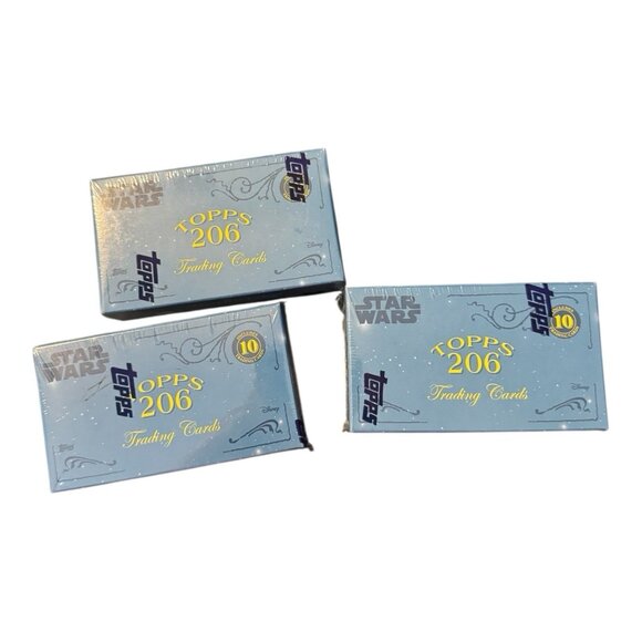 3 Boxes of 2022 Topps Star Wars T206 Wave 1 Online Exclusive Factory Sealed - Picture 1 of 2